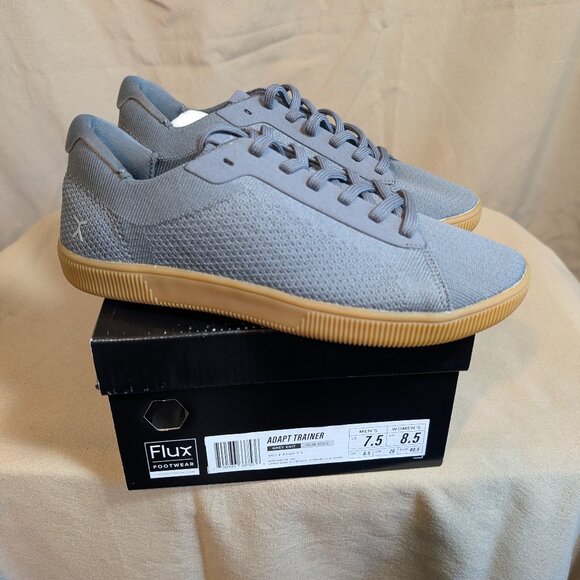 New in box - Flux Adapt Trainer Gray/Gum M7.5, W8.5, Eu40.5 - Picture 1 of 8
